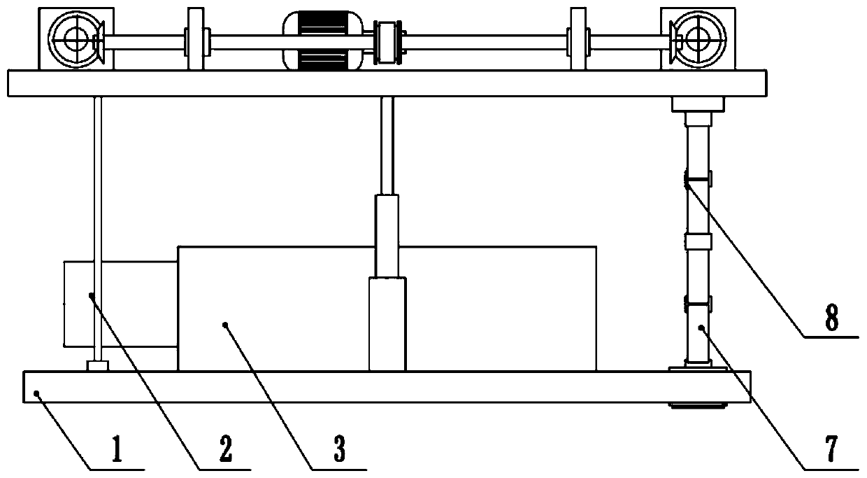 Dust-proof adjustable-height projector