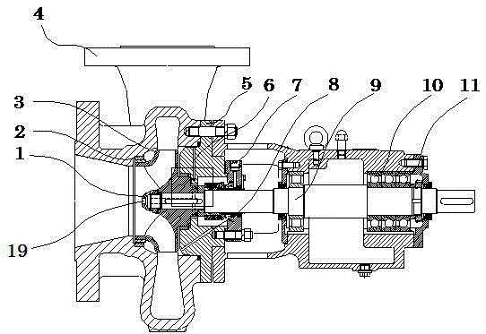 Reverse osmosis sea water desalination booster pump