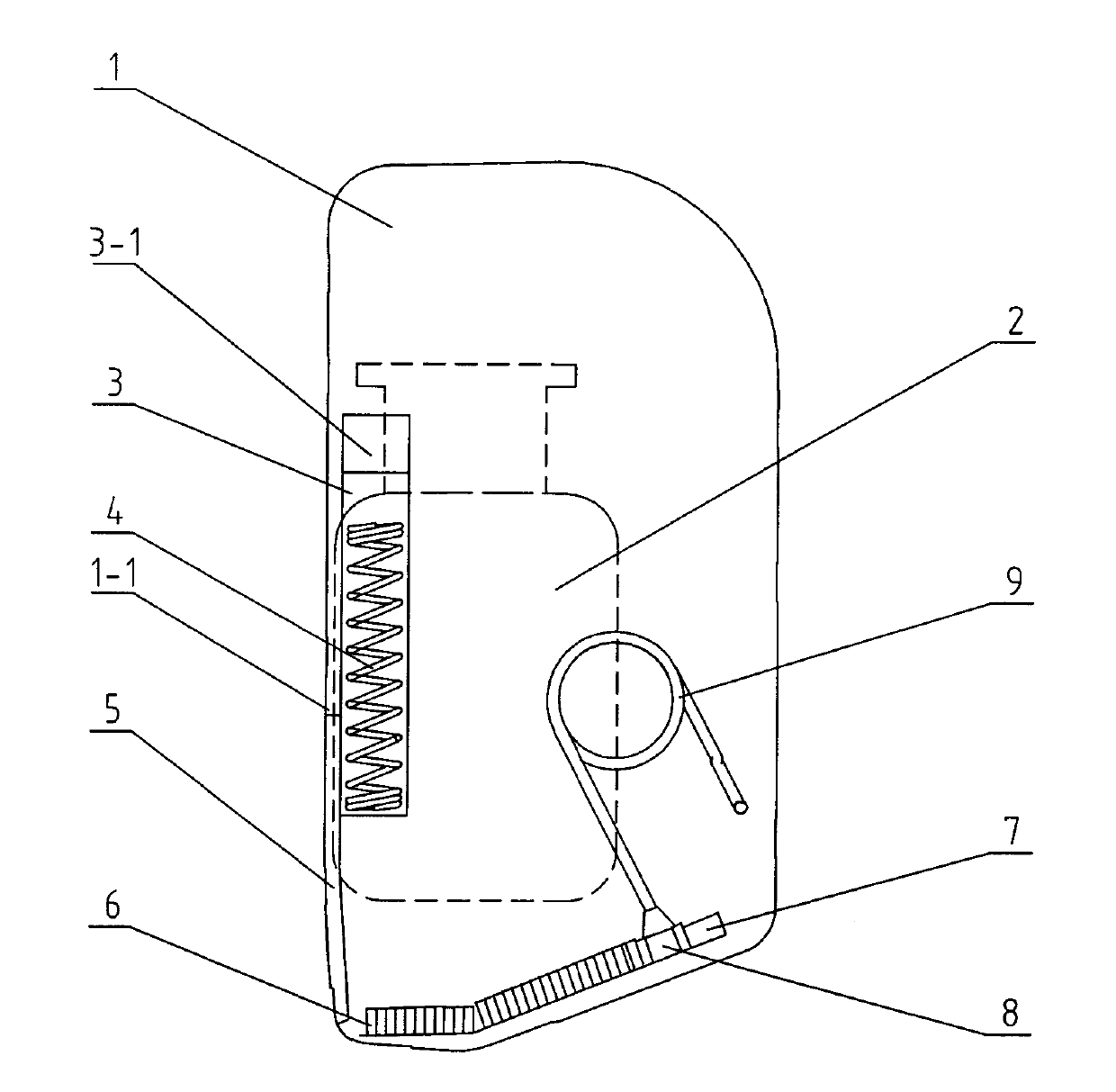 Disposable skin stapler