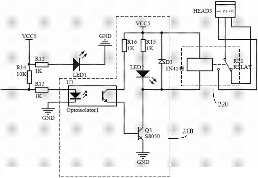 Television switch testing device