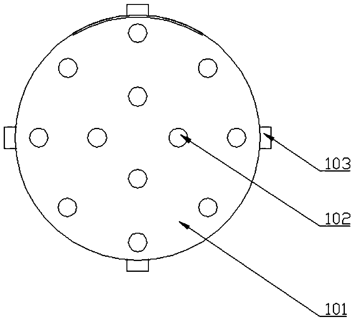 Wave gathering type breakwater protection surface structure and construction method