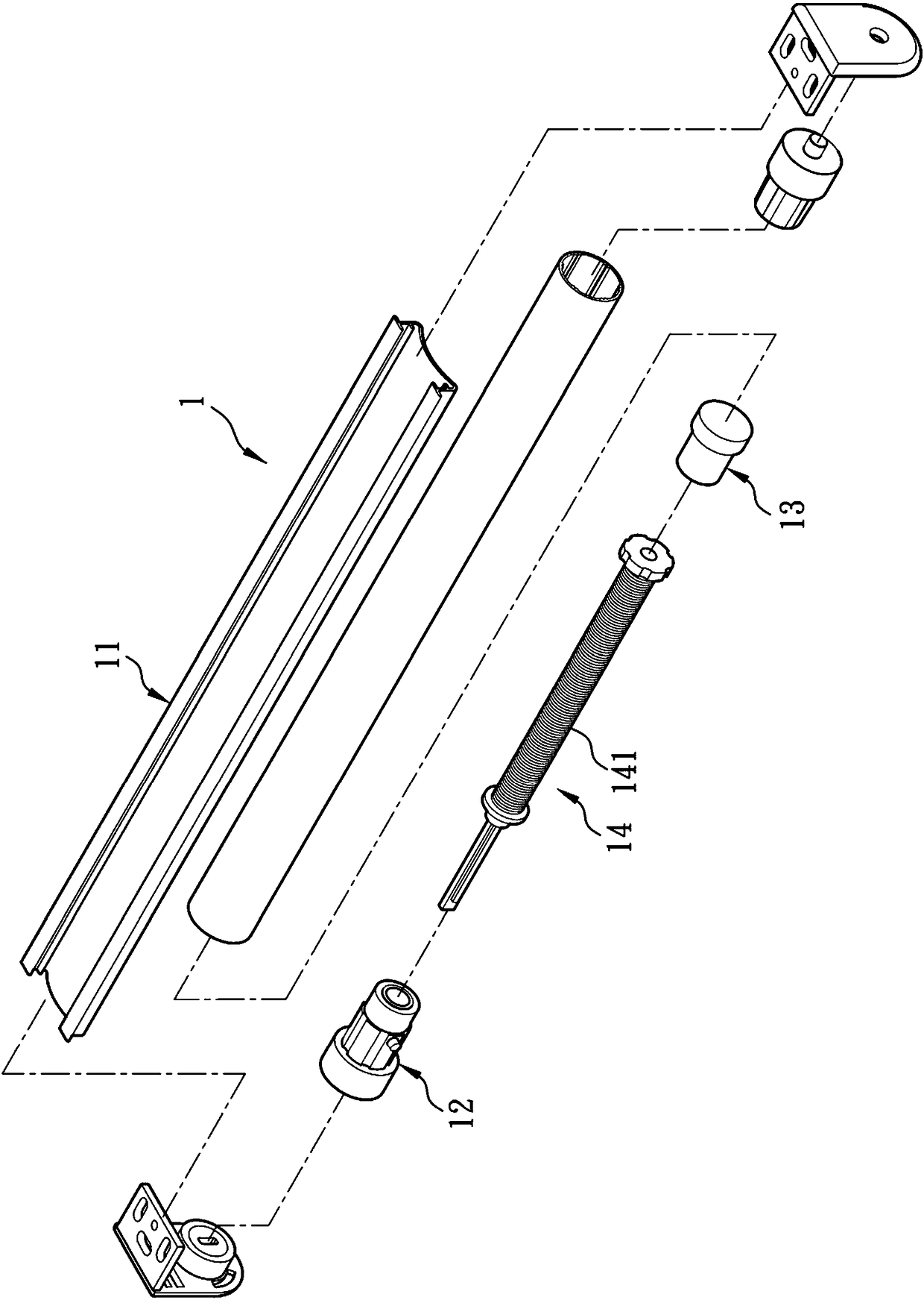 Miniature roller shutter buffer unit