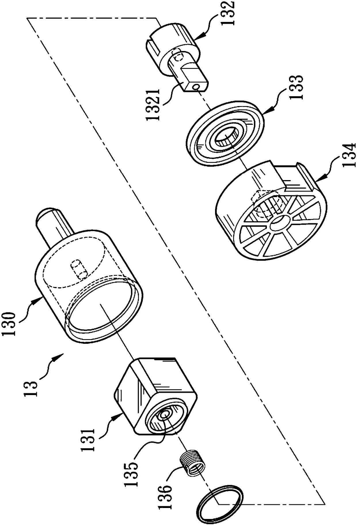 Miniature roller shutter buffer unit