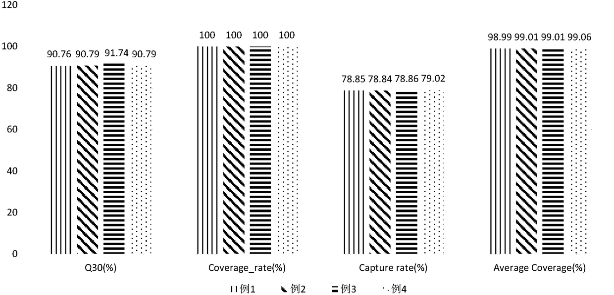 High throughput sequencing method for detecting genes of multiple mutant types and applications thereof