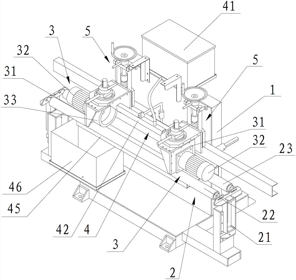 Paper tube waxing machine