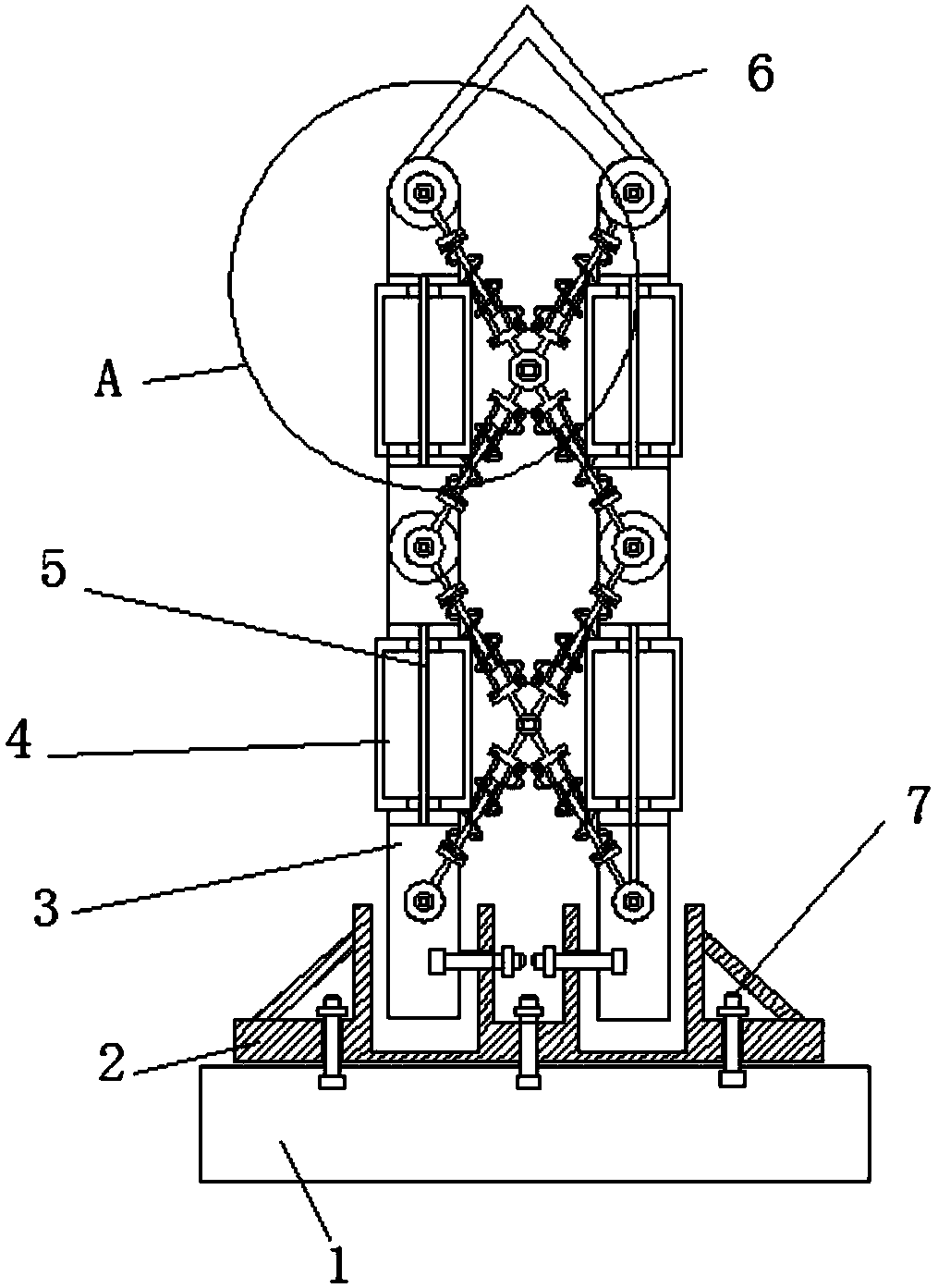 Protective structure used for bridge