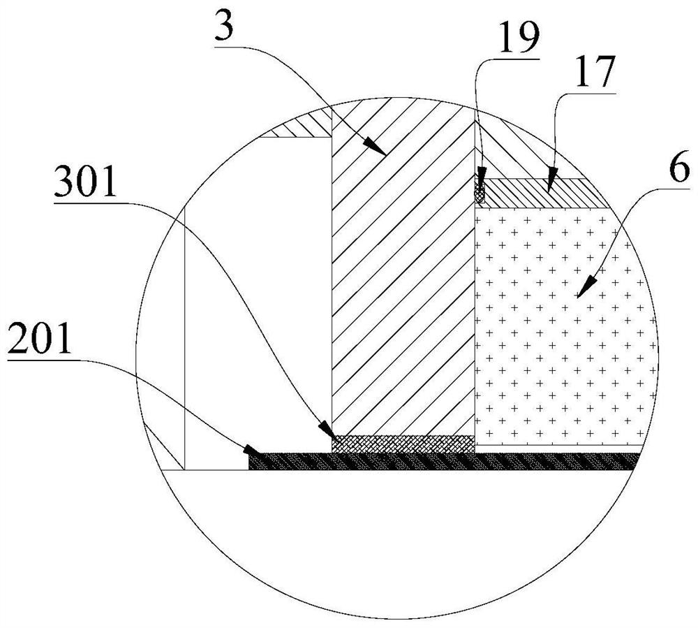 Double-coating magnetic liquid sealing device