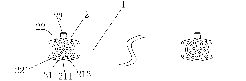 Shower electrode based evoked potential detector