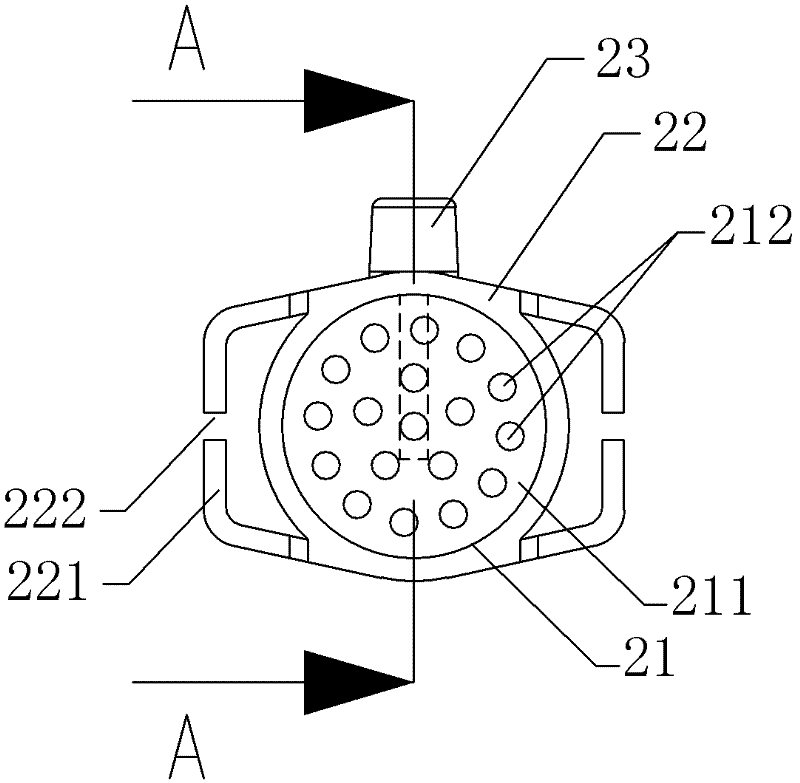 Shower electrode based evoked potential detector