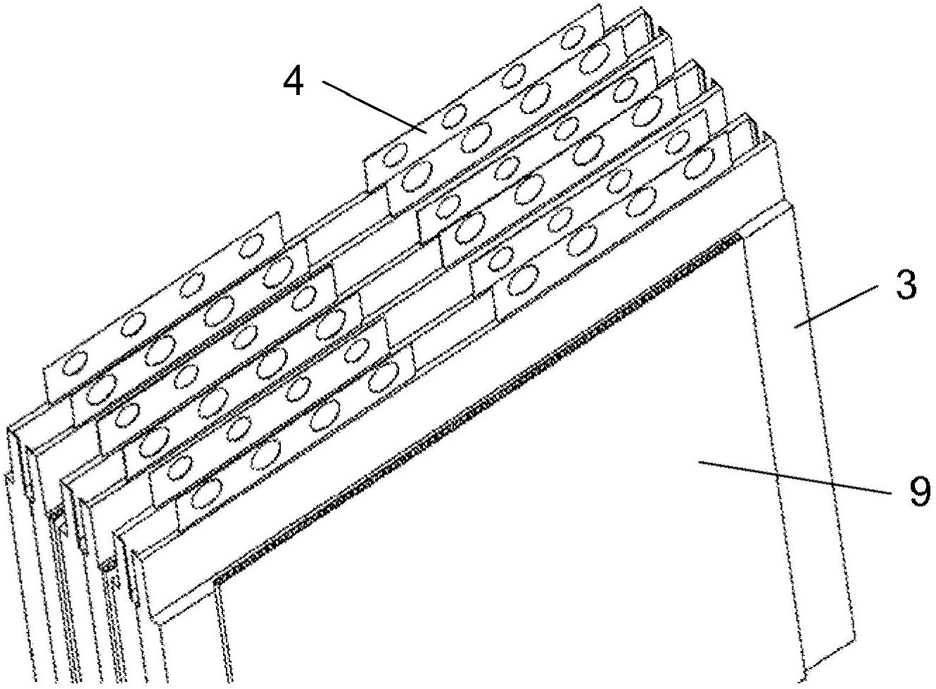 Battery having temperature regulation