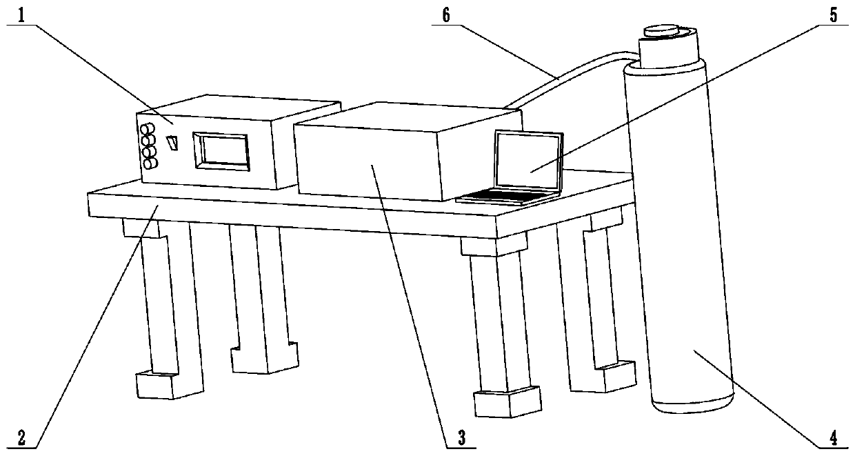 A device and method for measuring norfloxacin content based on terahertz light