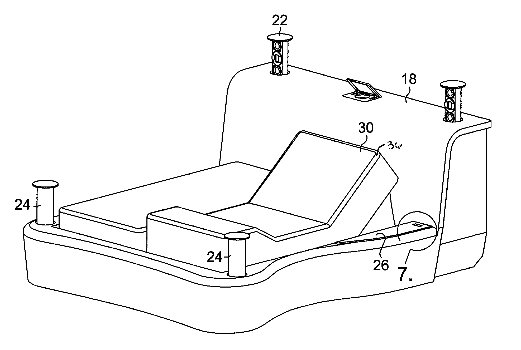 Interactive adjustable media bed providing sleep diagnostics