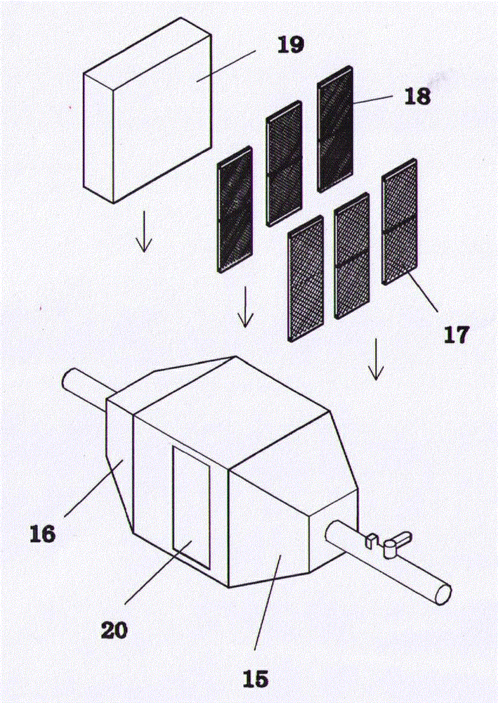 Apparatus for recovering ethanol in organic exhaust gas from tipping paper printing