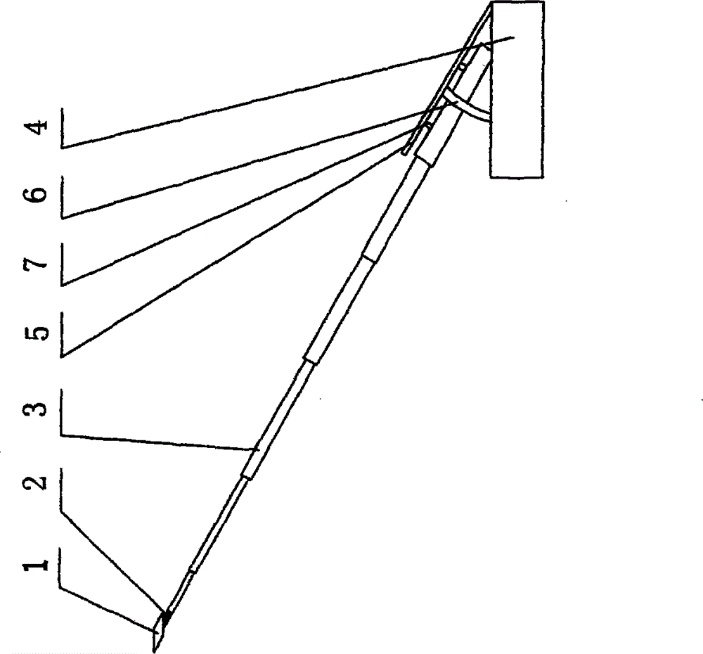 Current receiving device of electric automobile