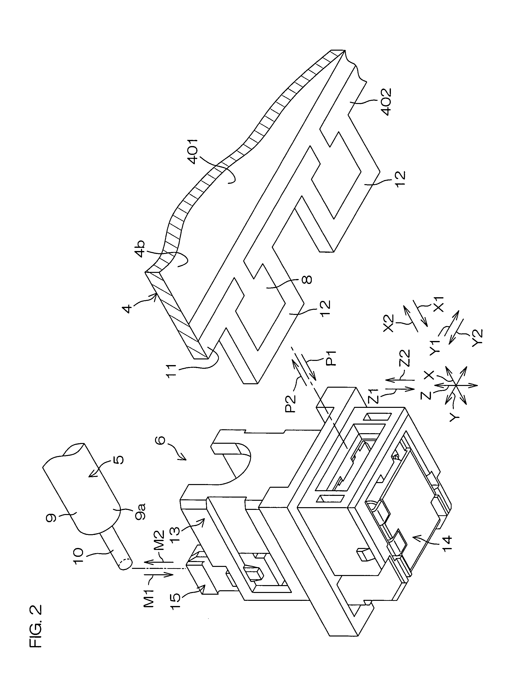 Electric connector and connection structure for electric connector