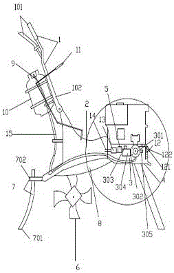 Micro tilling machine