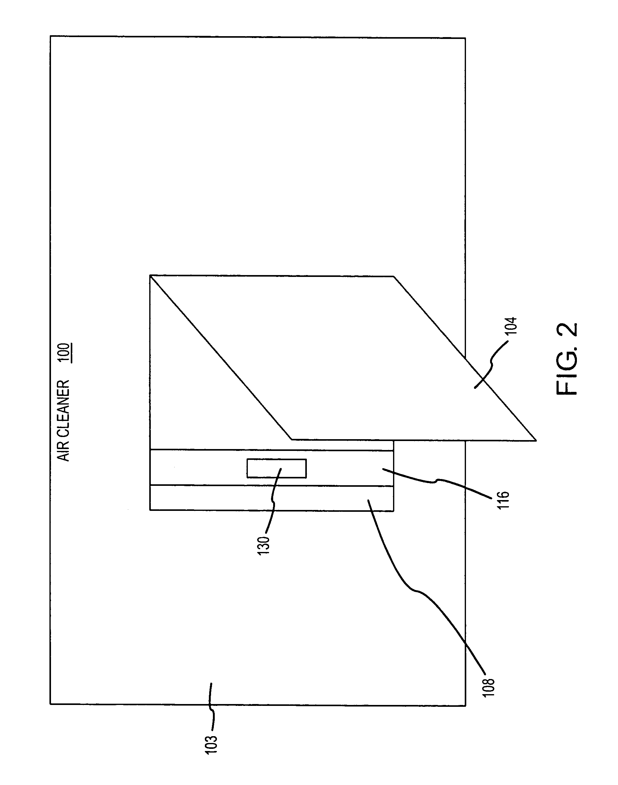 Air cleaner including touch points