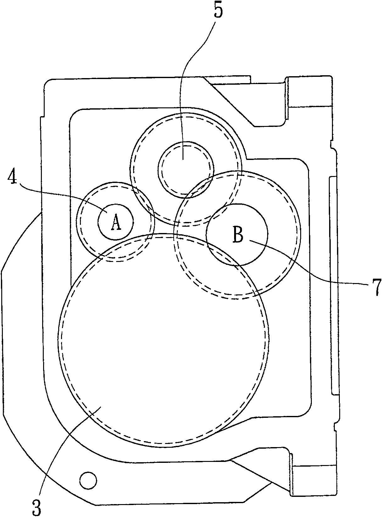 Double-cutterhead dynamic cutter tower seat structure