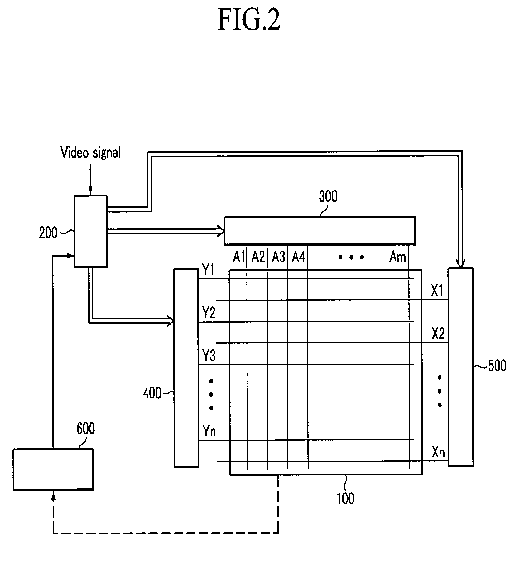 Plasma display panel and method for driving same