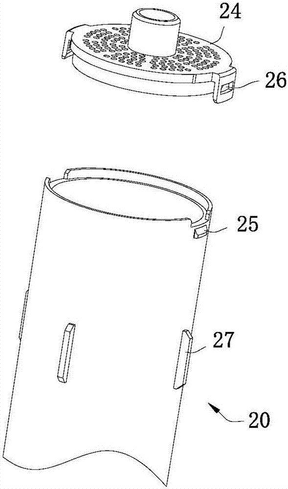 A leak-proof self-locking filter element