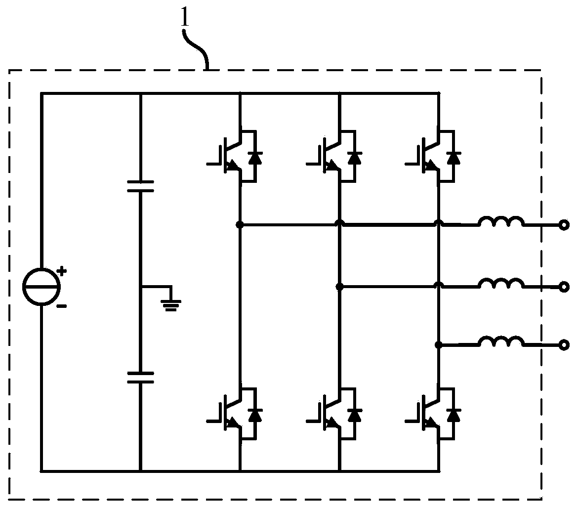 Testing circuit for cascaded converter multi-submodule multi-working condition simulation