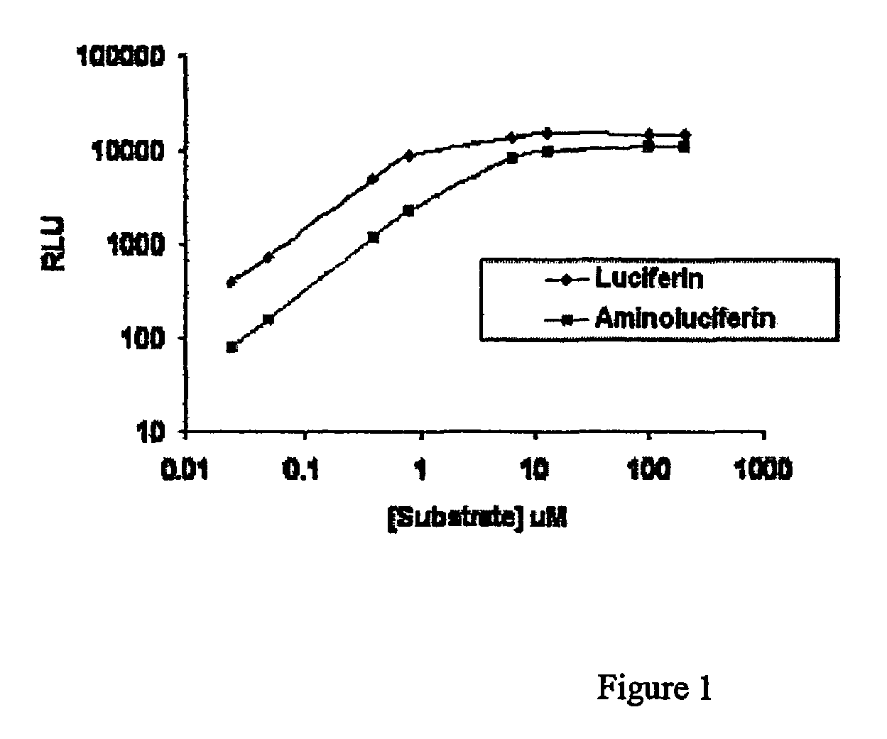 Bioluminescent protease assay with modified aminoluciferin or derivatives thereof