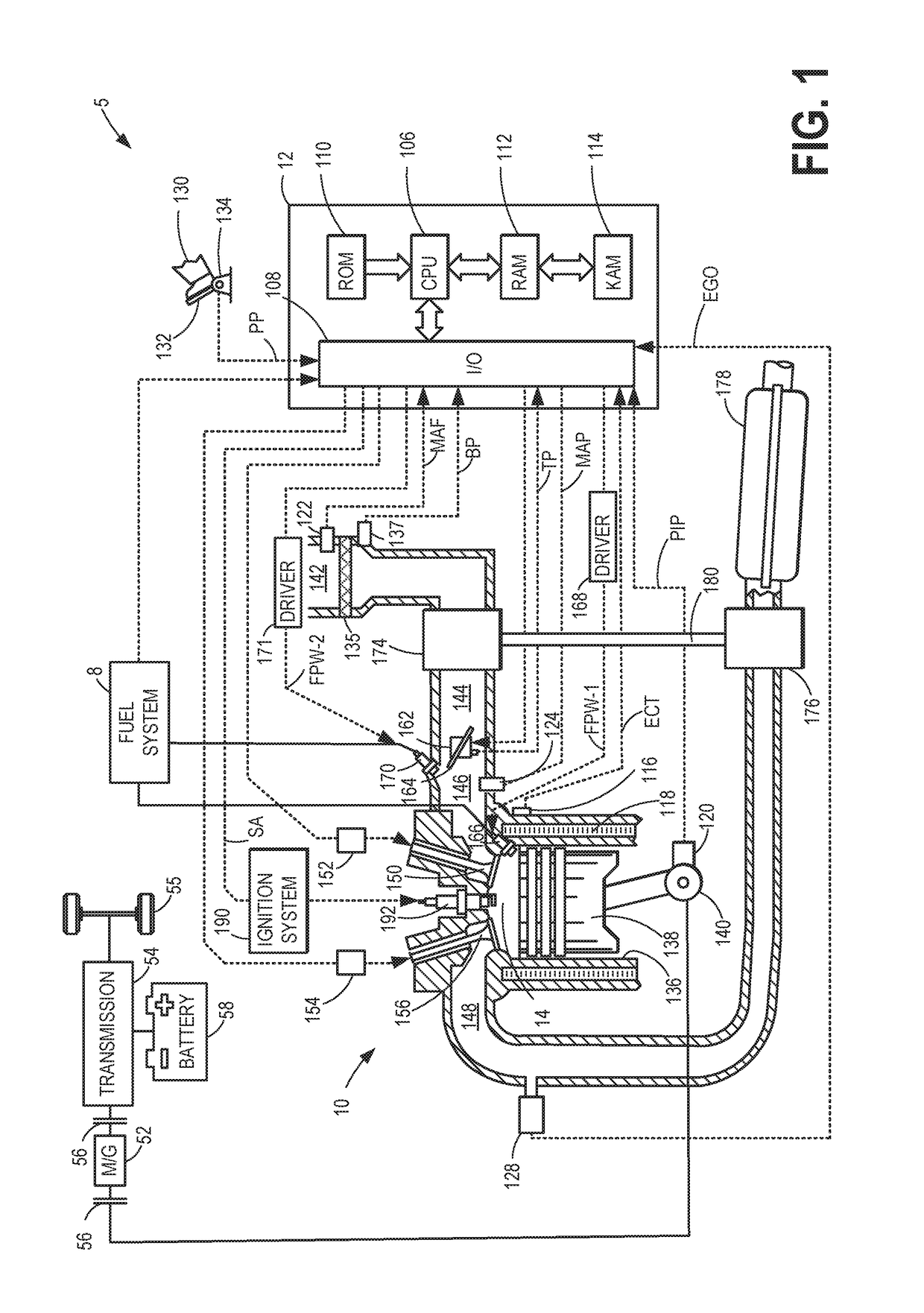 Method for monitoring component life