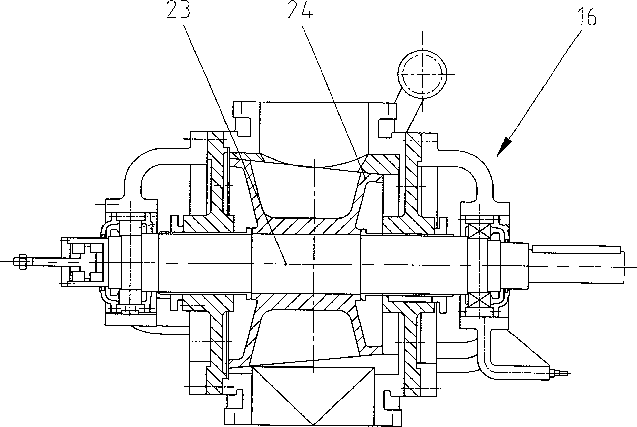 Continuous boiling method and its device for semi chemical mechanical slurry of long bast fiber raw material