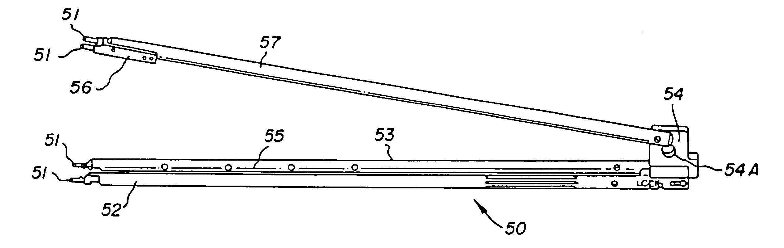 Distractor for lumbar insertion instrument