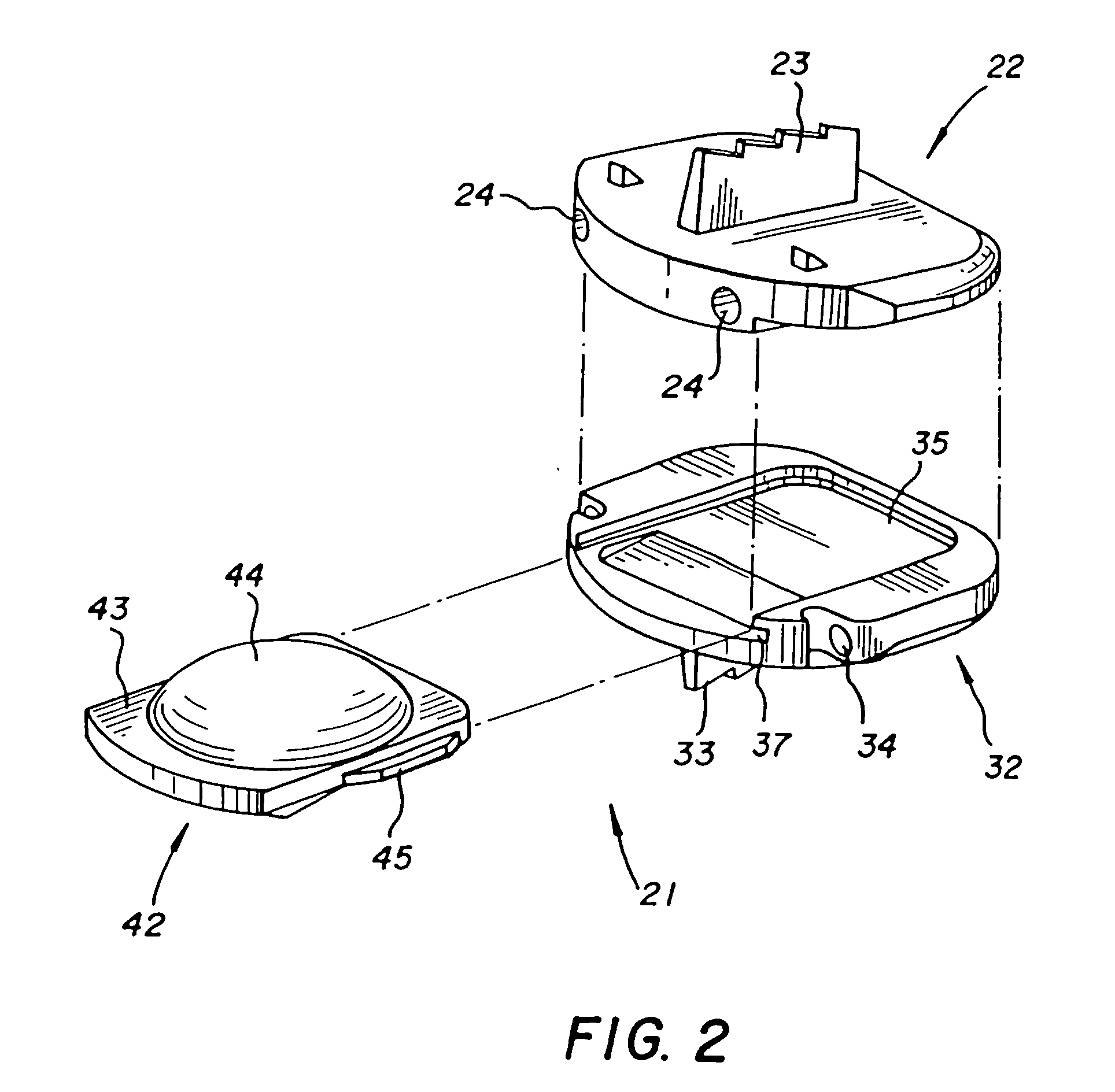 Distractor for lumbar insertion instrument