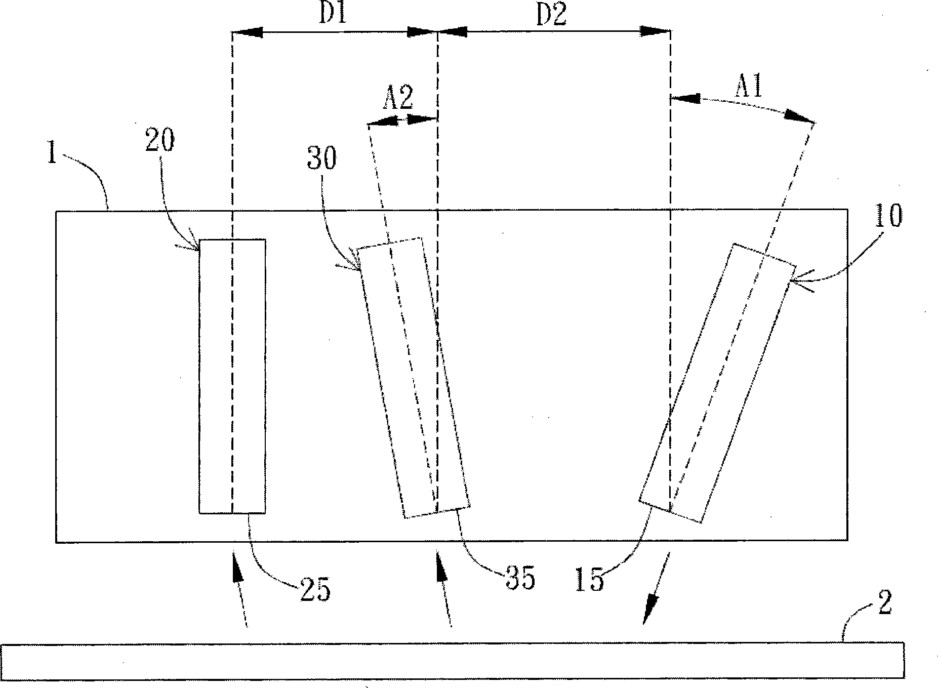 Distance detecting device and method