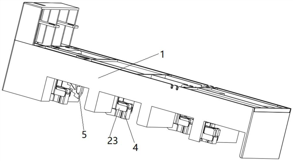 Four-stage spring pressure type and left zero adapter