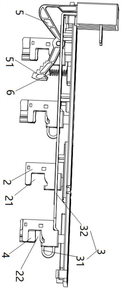 Four-stage spring pressure type and left zero adapter