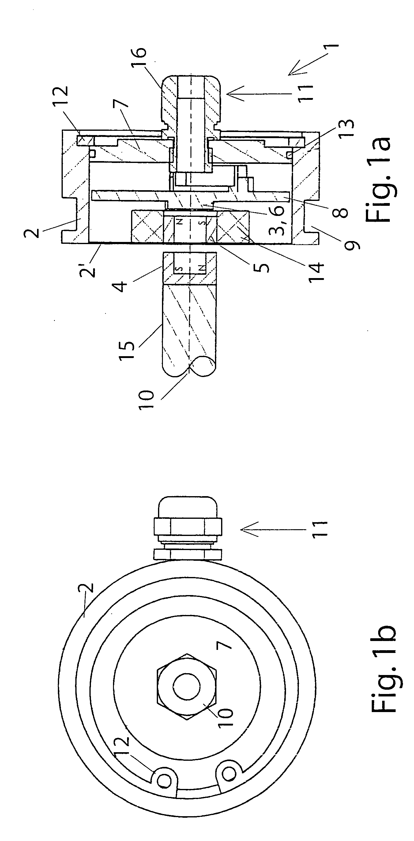 Rotation angle sensor