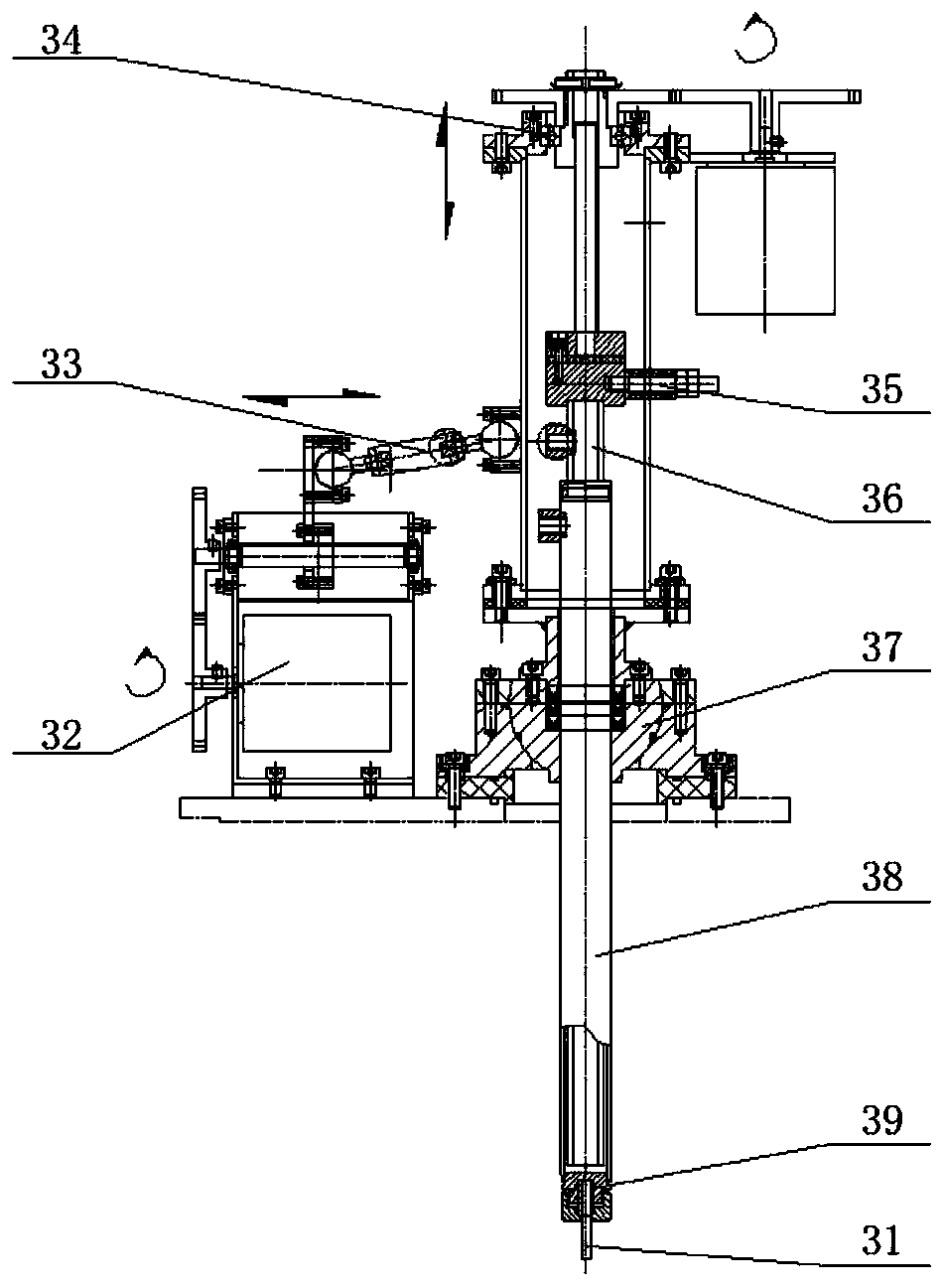 Hot-arc evaporation multi-cavity nano powder preparation device