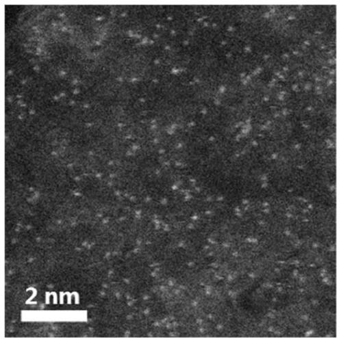 Nitrogen-doped ultra-thin carbon nanosheet loaded monoatomic catalyst and preparation method and application thereof