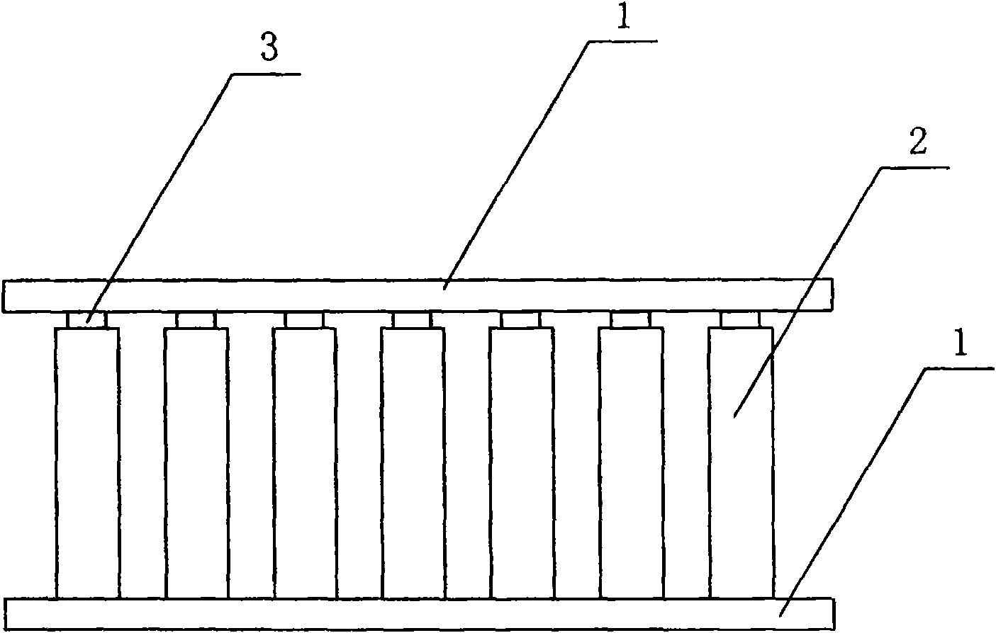 Nano capacitor and electronic ballast using same