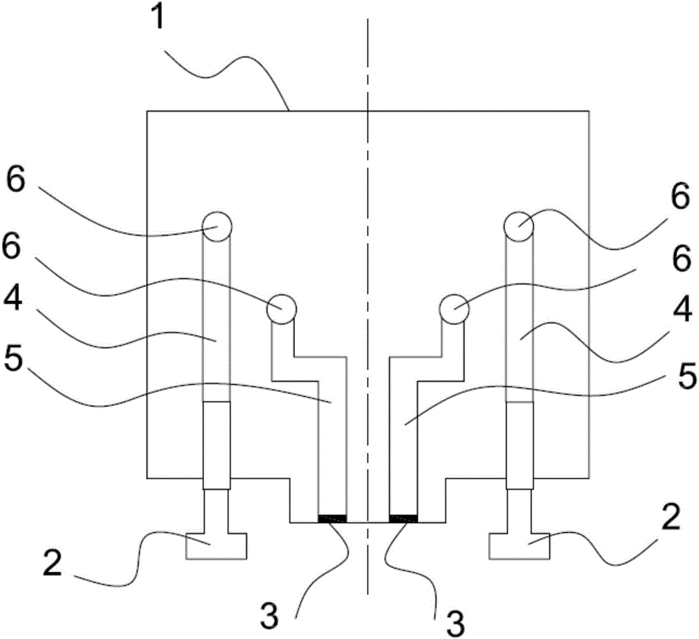 Biological impedance measurement probe based on four-electrode model