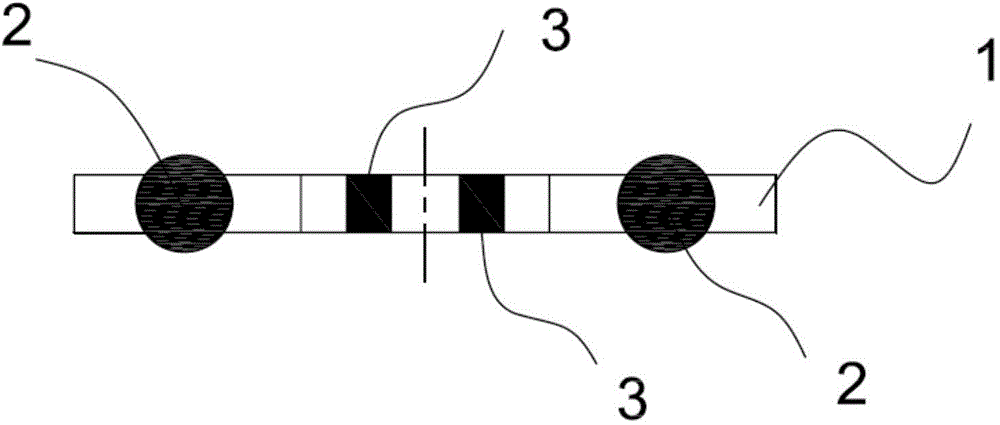 Biological impedance measurement probe based on four-electrode model