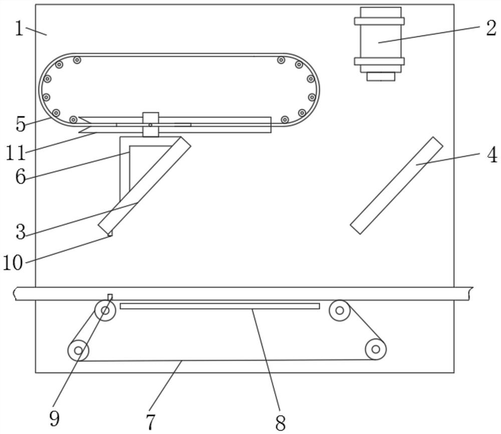 Printed matter detection device based on area-array camera