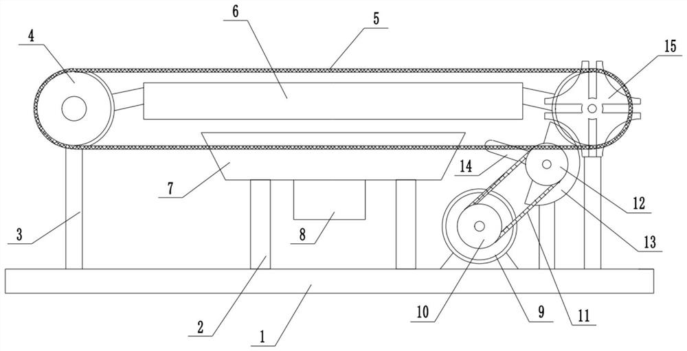 Rice processing and conveying device