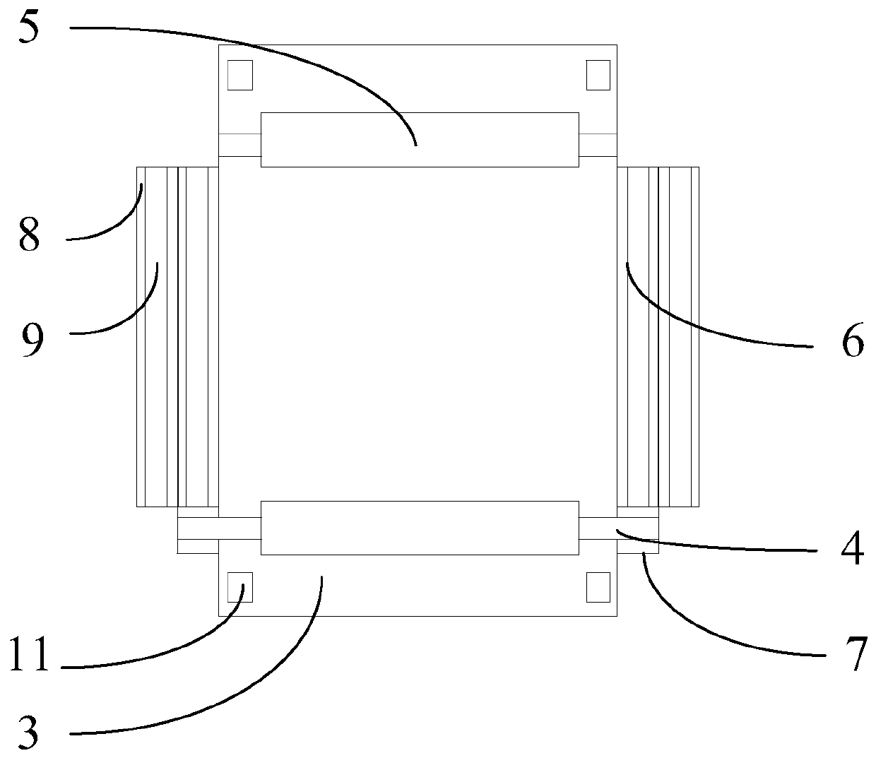 Installation and construction method for equipment and pipelines in enclosed industrial building