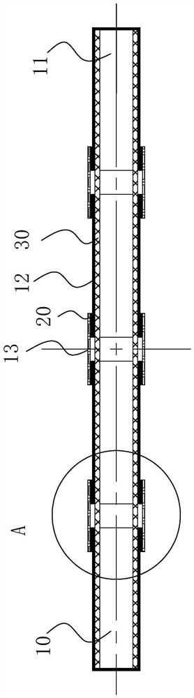 Multi-section hinge type flexible heat pipe