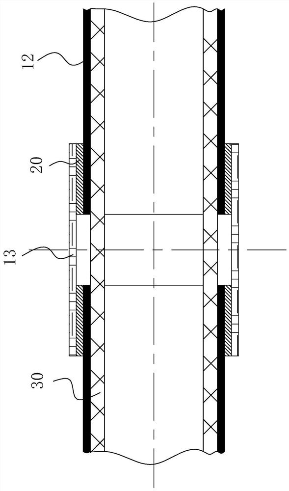 Multi-section hinge type flexible heat pipe