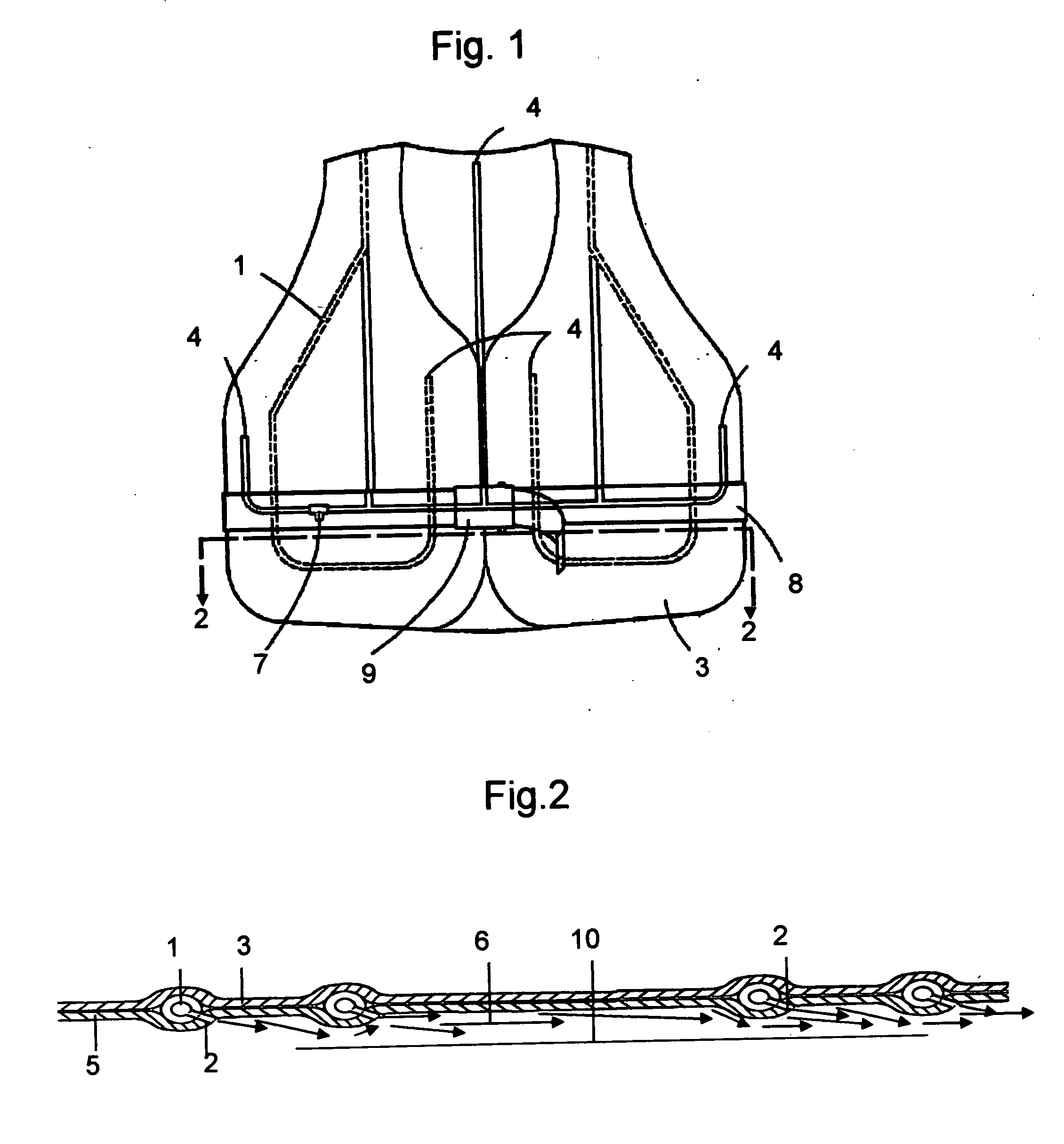 Airvest human body cooling apparatus