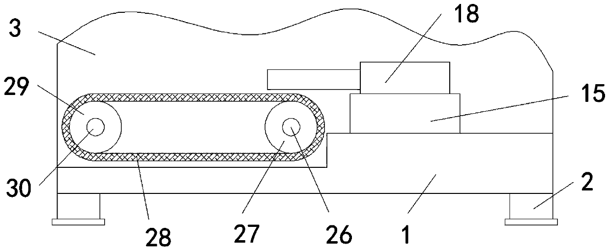 Automatic rubber scraper for production of electronic component