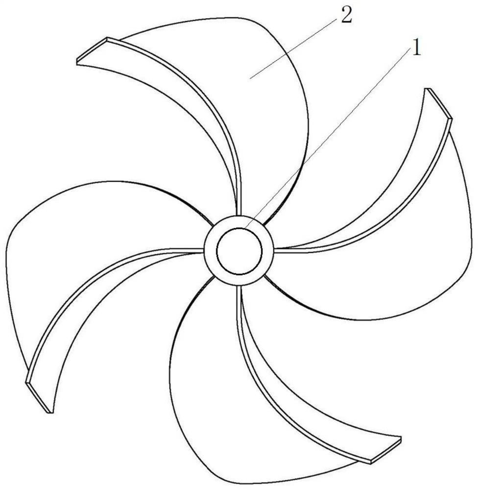 Vertical hyperbolic stirring impeller and stirrer thereof