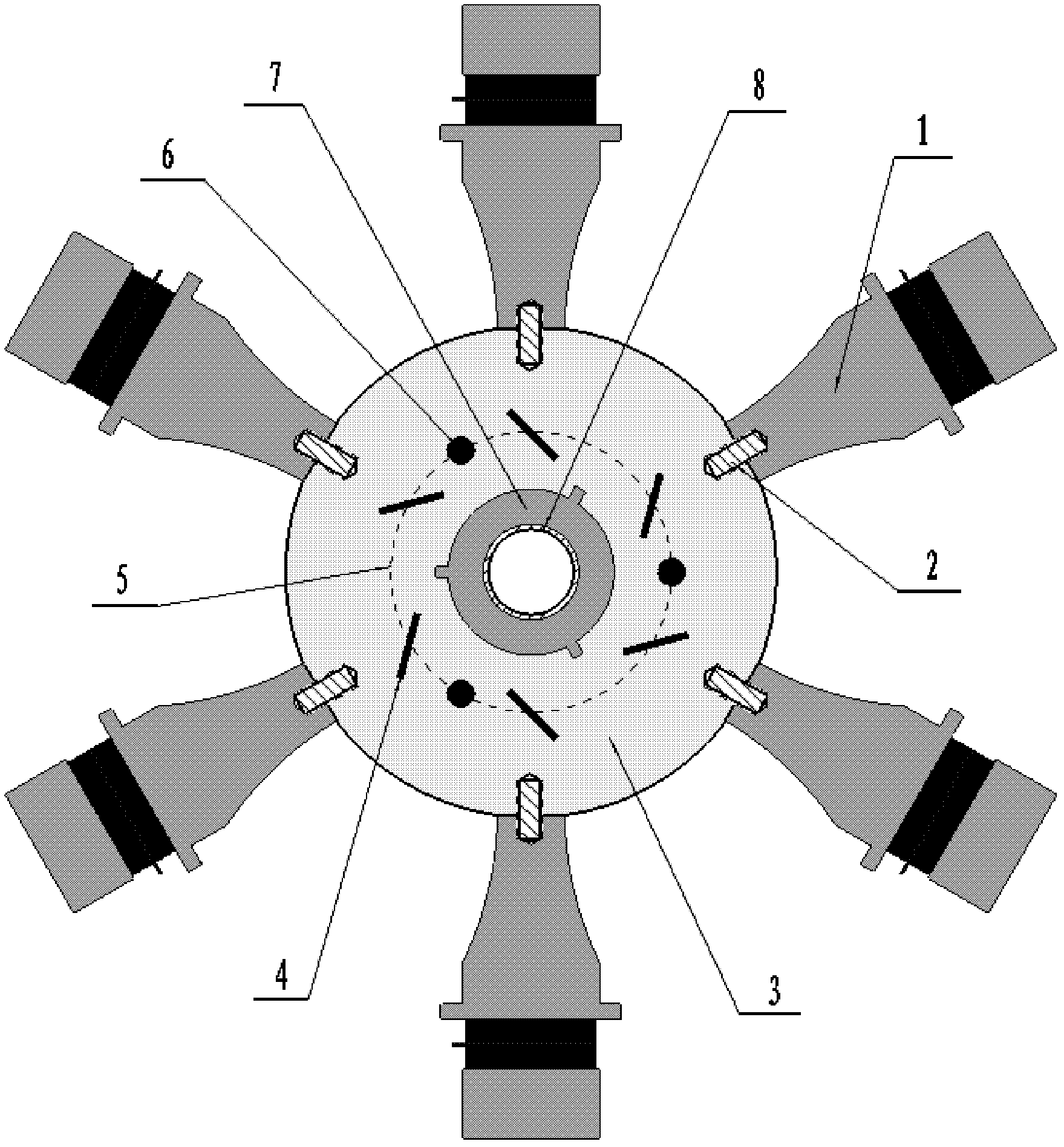 Power synthesis tube and wire drawing device capable of generating elliptical vibration