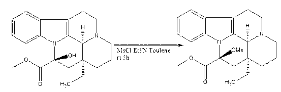 Synthesis method of vinpocetine