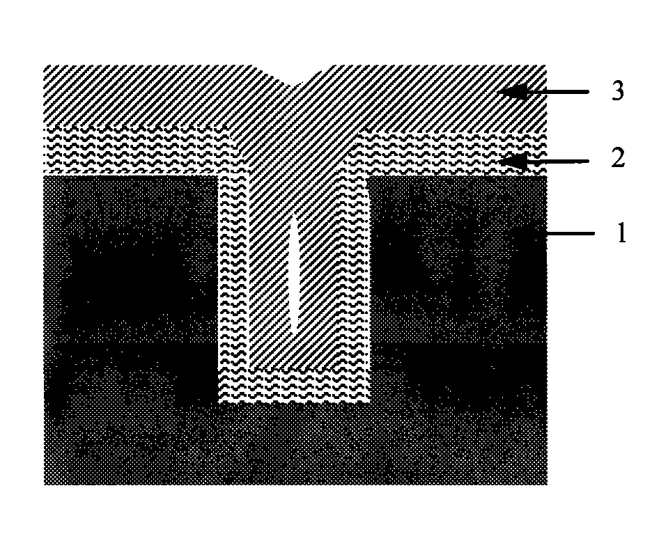 Method for filling deep trench